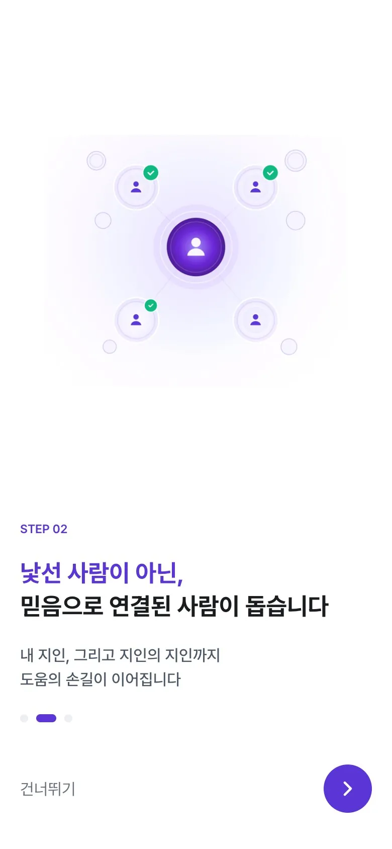 도우미 온보딩 2 — 믿음으로 연결된 사람이 돕습니다